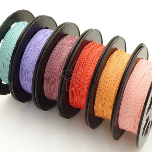 WR03-컬러 실키코드 0.7mm 핑크퍼플계열 실팔찌 실발찌 매듭팔찌끈 색상선택(6 미터)